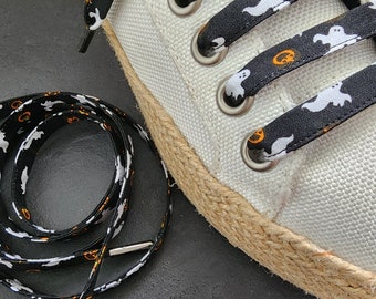 Shoelaces for Sneakers with Ghosts and Pumpkins for Halloween Gifts Halloween Costumes and Fun Halloween Accessories