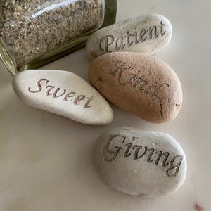 Personalised Engraved River Rocks | Unique Gift | Engraved Stone ...