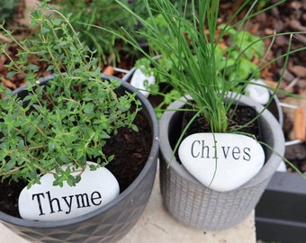 Laser Engraved Plant Markers: Garden Stone Gifts