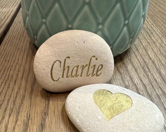 Engraved mini memorial | grief gift | grave marker | Garden stone | dog loss | cat loss | pet loss | celebration of life | memorial