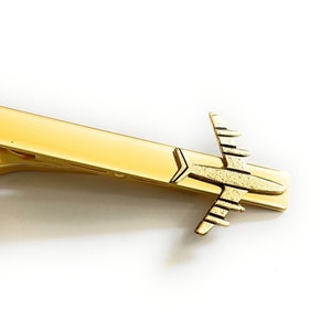 Amazing DESIGN AIRPLANE  Tie Clip Tie Bar / P48