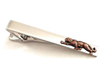 Animal Print Tie Bar Lifetime Guarantee Cufflinks Accessories Leopard Tie Clip Leopard Print Tie Clip T0027