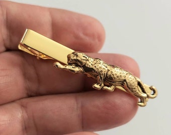 Animal Print Tie Bar Lifetime Guarantee Cufflinks Accessories Leopard Tie Clip Leopard Print Tie Clip T0027
