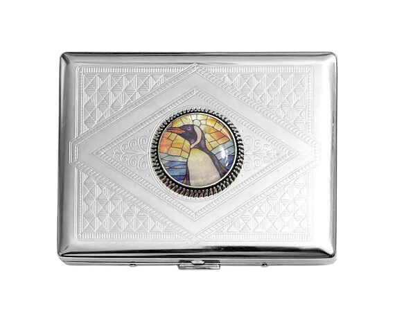 the penguin cigarette holder Ronson 1930 Pik A Cig Magic Lighter Dispenser Desk Box at 1stDibs The malicious gentleman in crime...THE