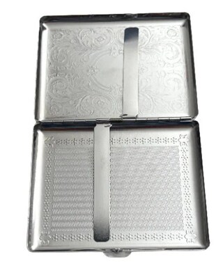 Portasigarette In Acciaio Inox Anticato, Per 16 Sigarette, Per Uomini, Donne, Uomini E Donne