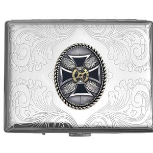 metal gear cigarette case Steampunk Cigarette Case