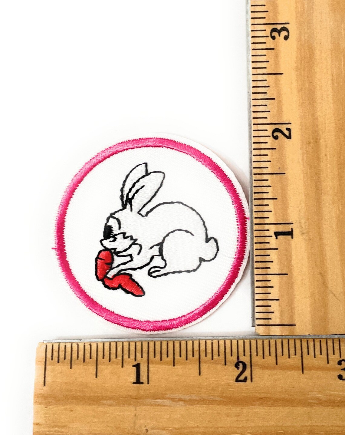 Rabbit Patch Iron On Patch Embroidered Patch Jacket Patch | Etsy