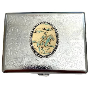 Skyway Westin Silver Cigarette Case for 120's - Silver