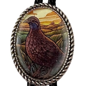 BIRD Bolo Tie - Personalized Cord Color ,length , and tips /B09