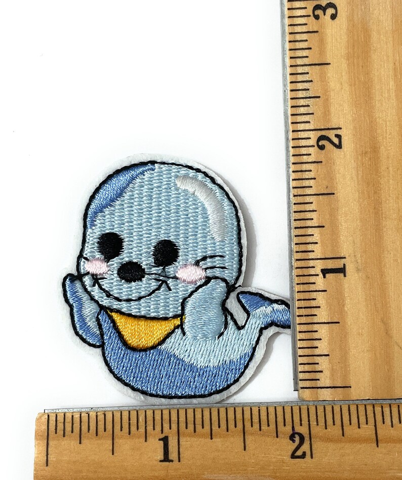 Seal Patch Iron On Patch Embroidered Patch Jacket Patch Clothes Patch Applique mask patch 21
