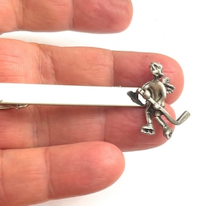 Hockey tie Clip Tie Bar /P02