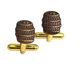 WINE BARREL Cufflinks cuff links /P91