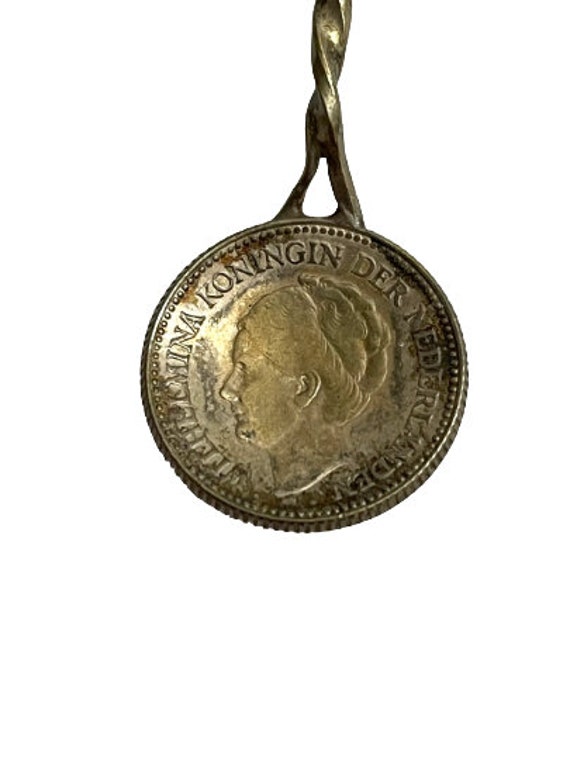 RARE Vintage NEDERLAND COIN collectible Spoon - image 7