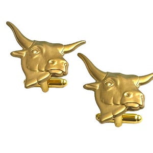 BULL LONGHORN Cufflinks /P92