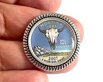 MONTANA 1889 Amerikaanse staatsbroche / hechtpin /ST01