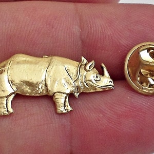 Amazing Details RHINO Lapel Pin Tack Pin /P53
