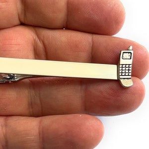 Amazing Cell Phone Tie Clip Tie Bar /P51