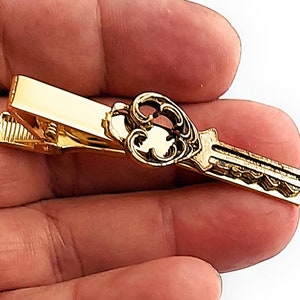 Amazing Vintage Key Tie Clip Tie Bar /P43