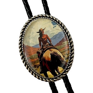 Western Cowgirl Bolo Tie - Personalized Cord Color ,length , and tips
