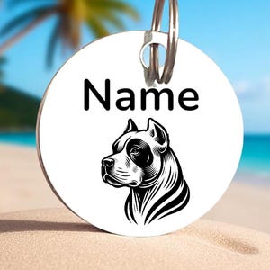 Personalized Laser Engraved Pet ID Tag for Dog or Cat Custom Engraved Stainless Steel FREE Engraved Front and Back