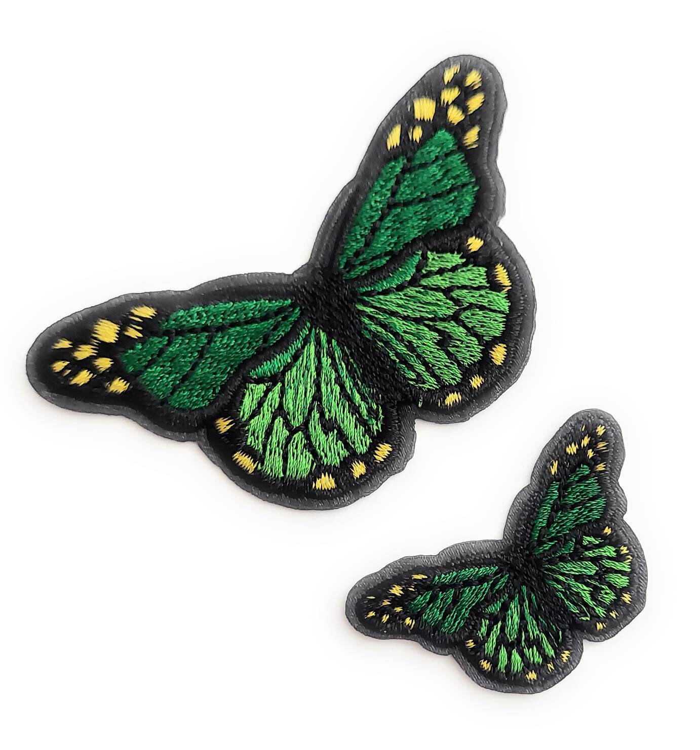 2 BUTTERFLY Patch Iron On Patch Embroidered Patch Jacket Patch Etsy