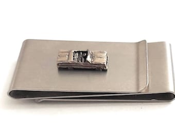 CONVERTABLE CAR 2 SIDE Stainless Steel Money Clip / P27