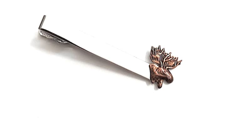 Great DESIGN MOOSE tie Clip Tie Bar P22