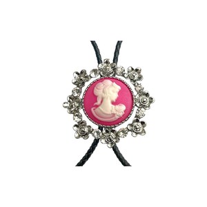 CAMEO Bolo Tie - Personalized Cord Color , length , and tips /c3