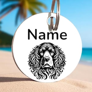 Personalized Laser Engraved Pet ID Tag for Dog or Cat Custom Engraved Stainless Steel FREE Engraved Front and Back