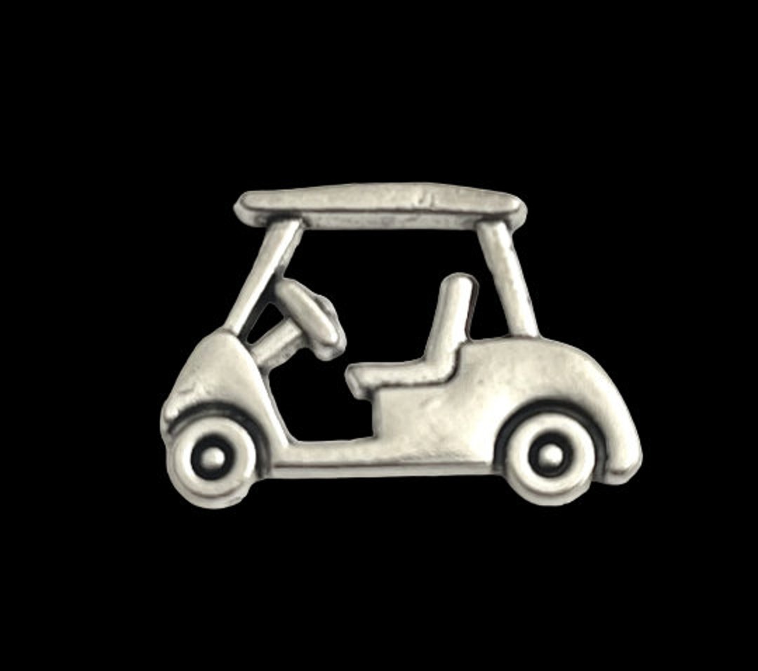 Golf Cart Lapel Pin Tack Pin / P101 Etsy