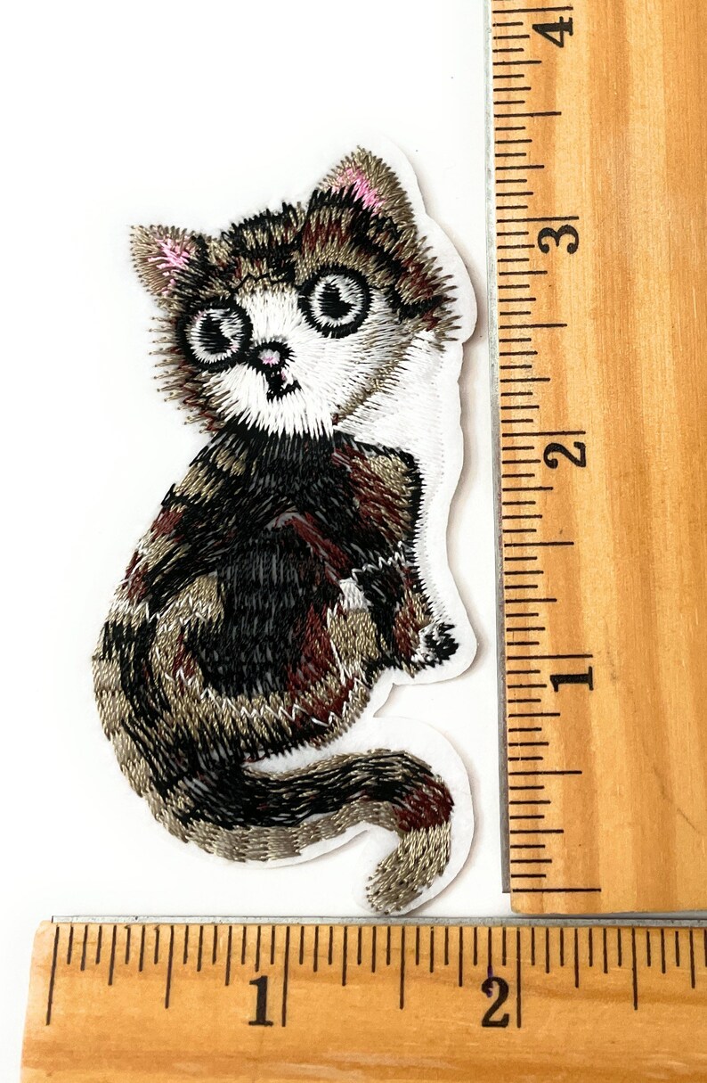 Cat Patch Iron On Patch Embroidered Patch Jacket Patch Clothes Patch Applique mask patch 78