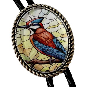Bird  Bolo Tie - Personalized Cord Color ,length , and tips /B01