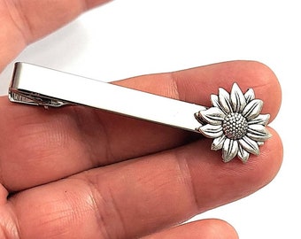 Amazing Sunflower  Tie Clip Tie Bar / US3