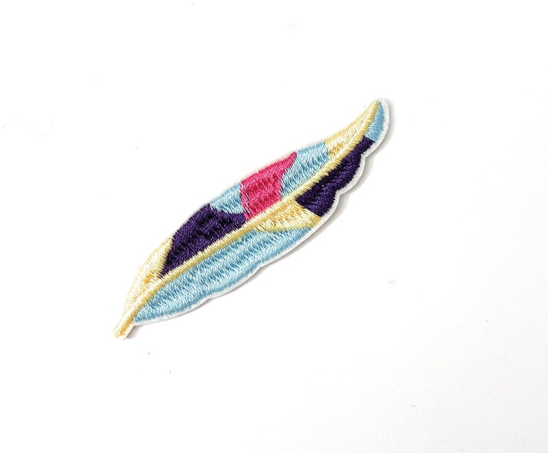 Feather Patch Iron On Patch Embroidered Patch Jacket Patch Clothes Patch Applique 93