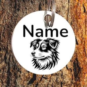 Personalized Laser Engraved Pet ID Tag for Dog or Cat Custom Engraved Stainless Steel FREE Engraved Front and Back