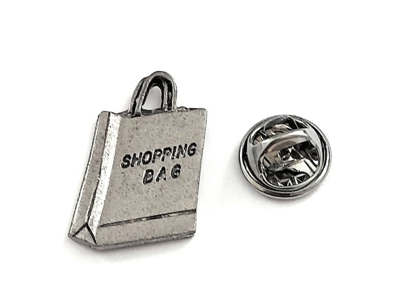 Amazing Details SHOPPING BAG Lapel Pin Tack Pin Tie Tack / P26 - Etsy