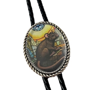 RAT Bolo Tie - Personalized Cord Color ,length , and tips /A05