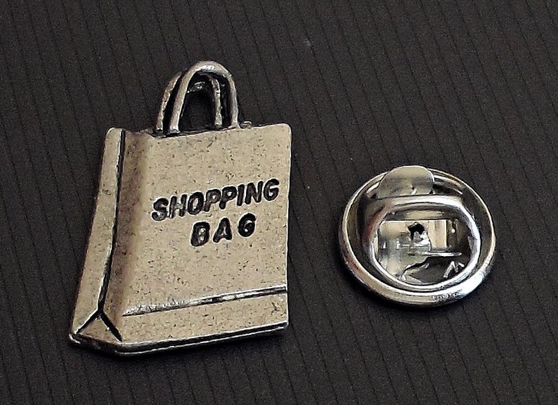 Amazing Details SHOPPING BAG Lapel Pin Tack Pin Tie Tack / P26 Etsy