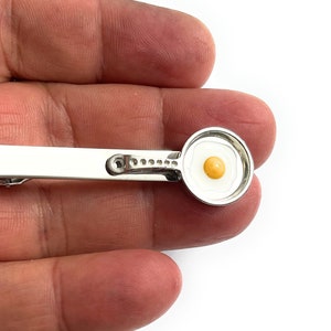 Frying Pan with Egg  Tie Clip Pins, Tie bar /P48