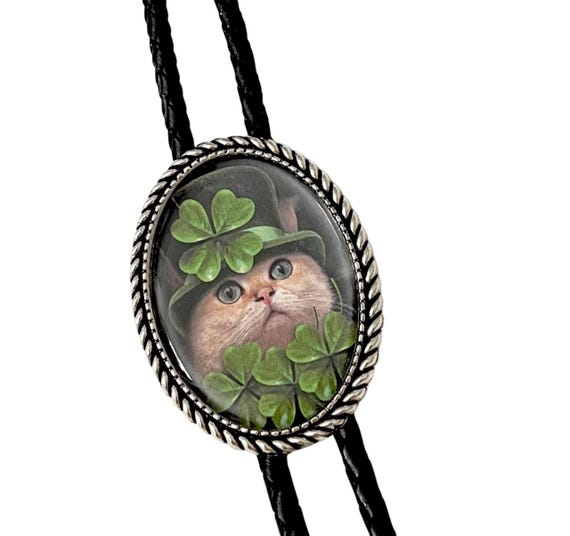 Cravatte Da Uomo Con Bandiera Irlandese Retrò Cravatte Da Lavoro E - Foto 2