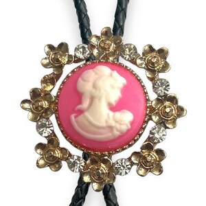 CAMEO Bolo Tie - Personalized Cord Color , length , and tips /c3