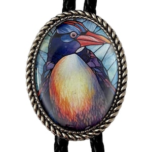 BIRD Bolo Tie - Personalized Cord Color ,length , and tips /B09