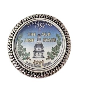 Maryland US State brooch / Tack Pin /ST01