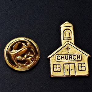 Amazing Details Church Lapel Pin Tac Pin /P47