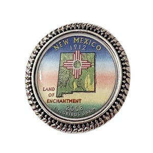 New Mexico  US State brooch / Tack Pin