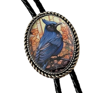 Bird  Bolo Tie - Personalized Cord Color ,length , and tips /B01