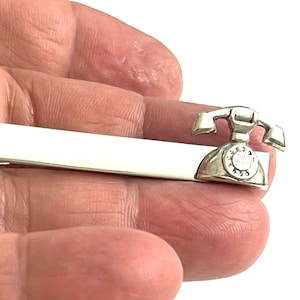 Old Telephone Tie Clip Pins, Tie bar /P54