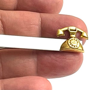 Telephone Tie Clip Pins, Tie bar /P21