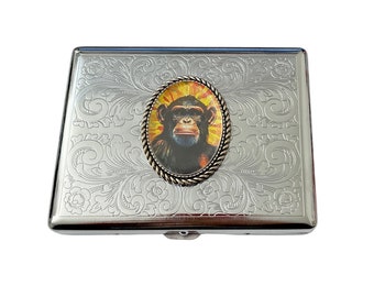 アンティーク　象眼細工　24K & Silver  シガレットケース　日本製 アンティーク 象眼細工 24K & Silver シガレットケース 日本製