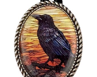 Raven Bolo Tie - Personalisierte Schnur Farbe ,Länge und Spitzen / B08